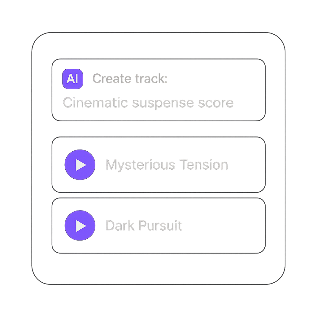 Background music plays